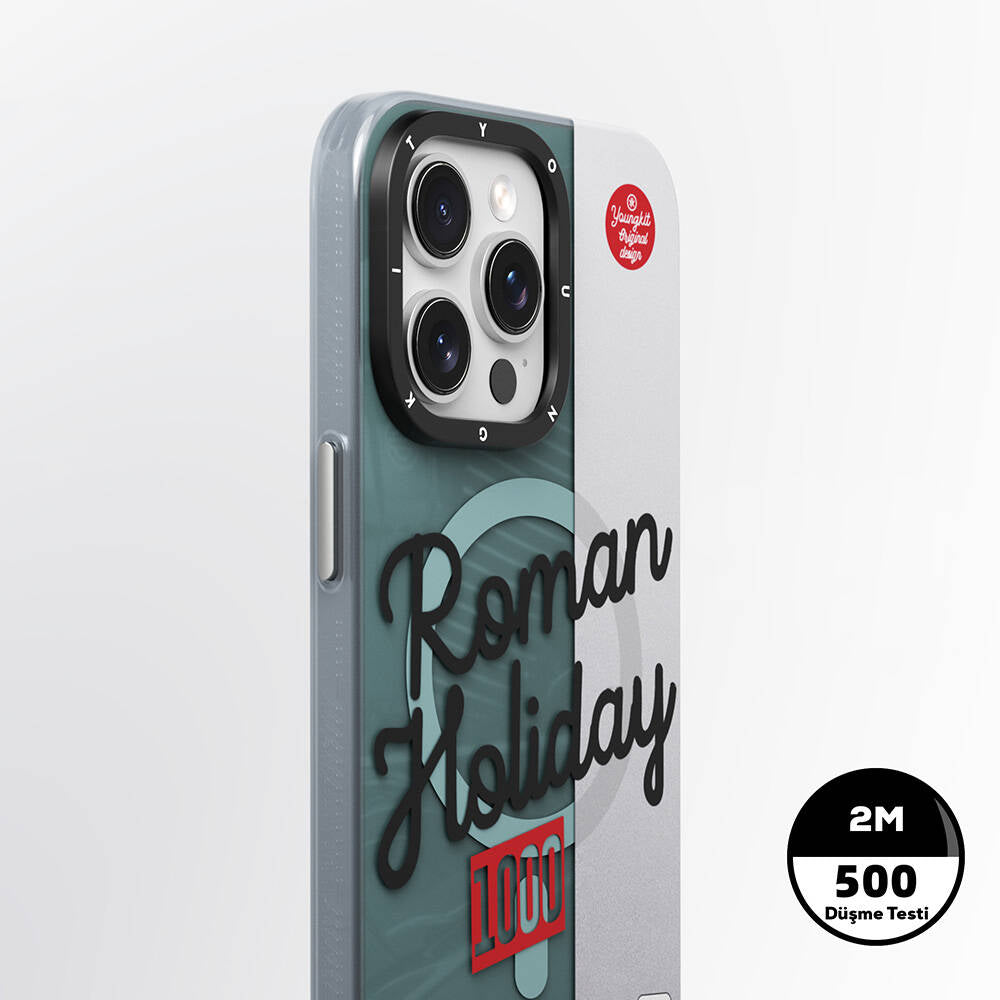 Apple iPhone 14 Pro Max Kılıf M-safe Şarj Özellikli Youngkit Motorcycle Legend Serisi Kapak