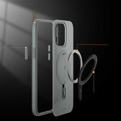 Apple iPhone 14 Pro Max Kılıf M-safe Şarj Özellikli Youngkit Rock Serisi Kapak