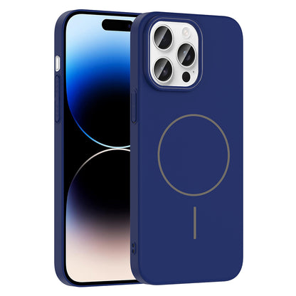 Apple iPhone 14 Pro Max Kılıf M-safe Şarj Özellikli Zore Ruby Sert Kapak