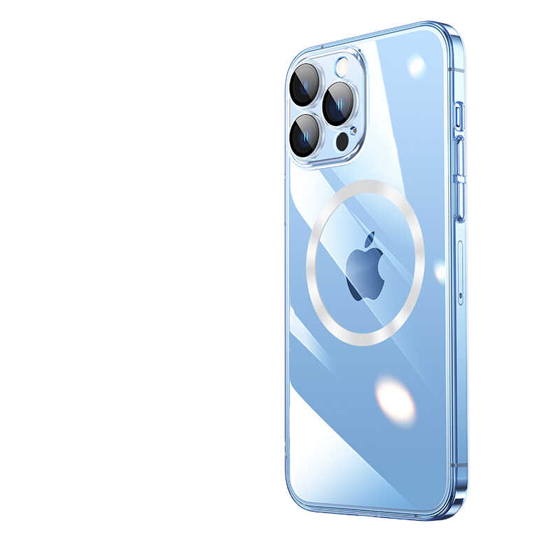 Apple iPhone 14 Pro Max Kılıf Wireless Şarj Özellikli Sert PC Zore Riksos M-safe Kapak