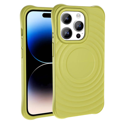 Apple iPhone 14 Pro Max M-safe Şarj Özellikli Airbagli Mat Görünümlü Zore Hepi Kapak