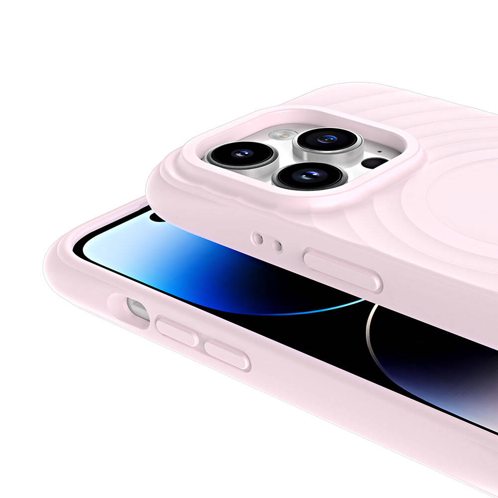 Apple iPhone 14 Pro Max M-safe Şarj Özellikli Airbagli Mat Görünümlü Zore Hepi Kapak