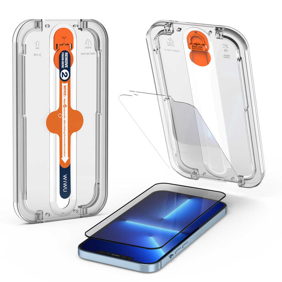 Apple iPhone 14 Pro Max Wiwu Easy İnstall iVista Super Hardness Ekran Koruyucu