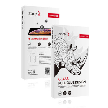 Apple iPhone 14 Zore Rika Premium Temperli Cam Ekran Koruyucu
