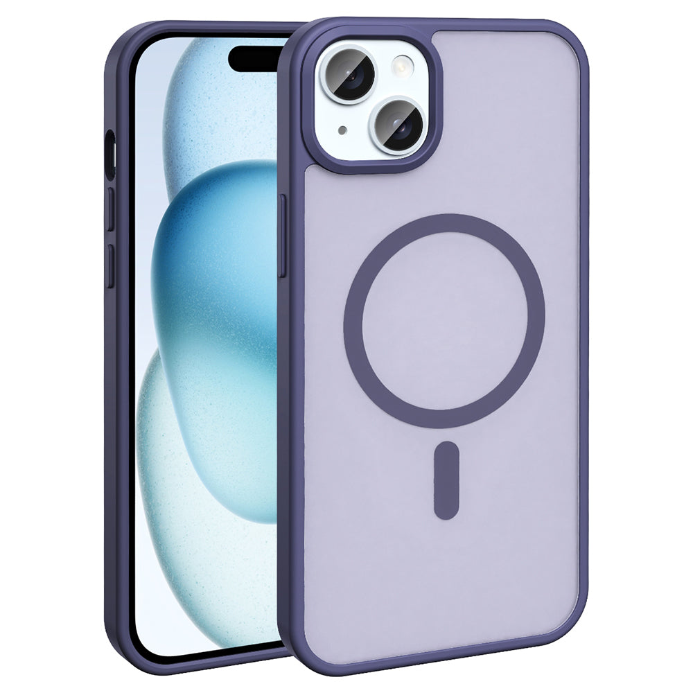 Apple iPhone 15 Kılıf M-safe Şarj Özellikli Mat Arka Yüzey Zore Sio Kapak