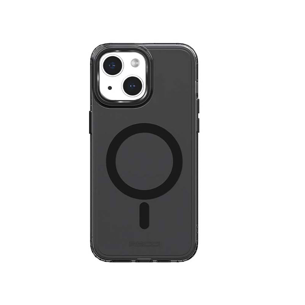 Apple iPhone 15 Kılıf M-safe Şarj Özellikli Saydam Arka Yüzey Recci Crystal Color Serisi Kapak