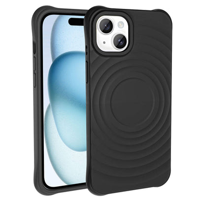 Apple iPhone 15 M-safe Şarj Özellikli Airbagli Mat Görünümlü Zore Hepi Kapak