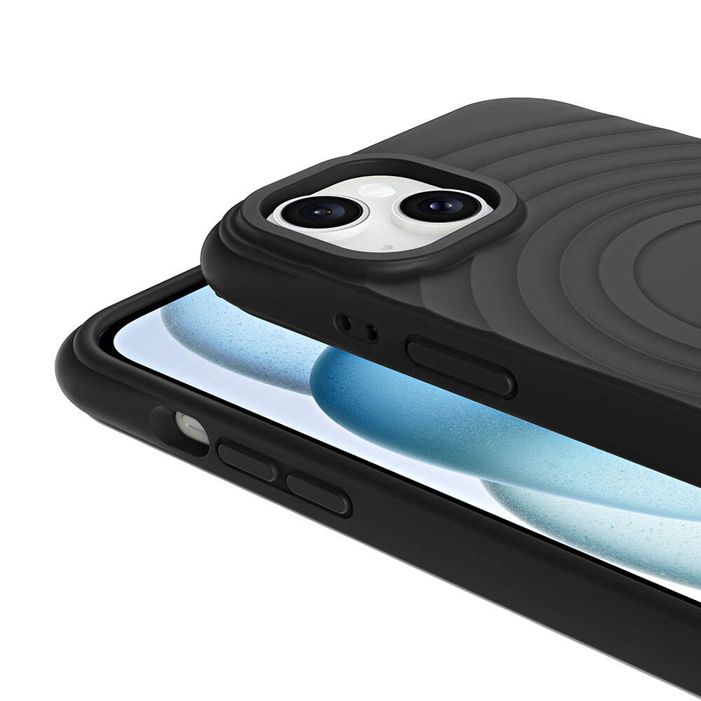 Apple iPhone 15 M-safe Şarj Özellikli Airbagli Mat Görünümlü Zore Hepi Kapak