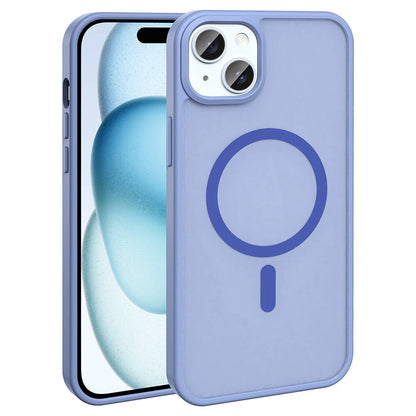 Apple iPhone 15 Plus Kılıf M-safe Şarj Özellikli Mat Arka Yüzey Zore Sio Kapak