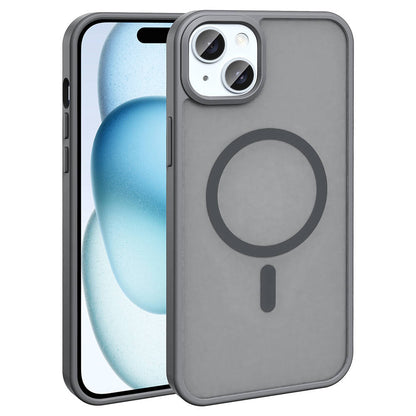 Apple iPhone 15 Plus Kılıf M-safe Şarj Özellikli Mat Arka Yüzey Zore Sio Kapak