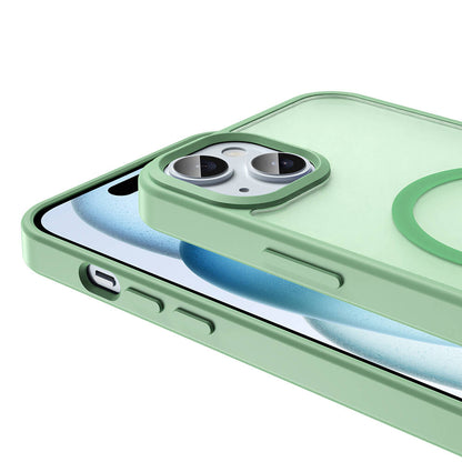 Apple iPhone 15 Plus Kılıf M-safe Şarj Özellikli Mat Arka Yüzey Zore Sio Kapak