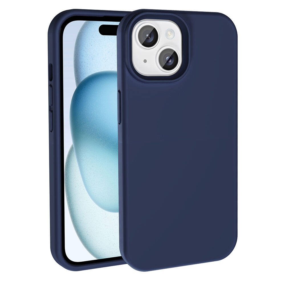 Apple iPhone 15 Plus Kılıf M-safe Şarj Özellikli Sıvı Teknolojili Silinebilir Sert Zore Kivi Kapak