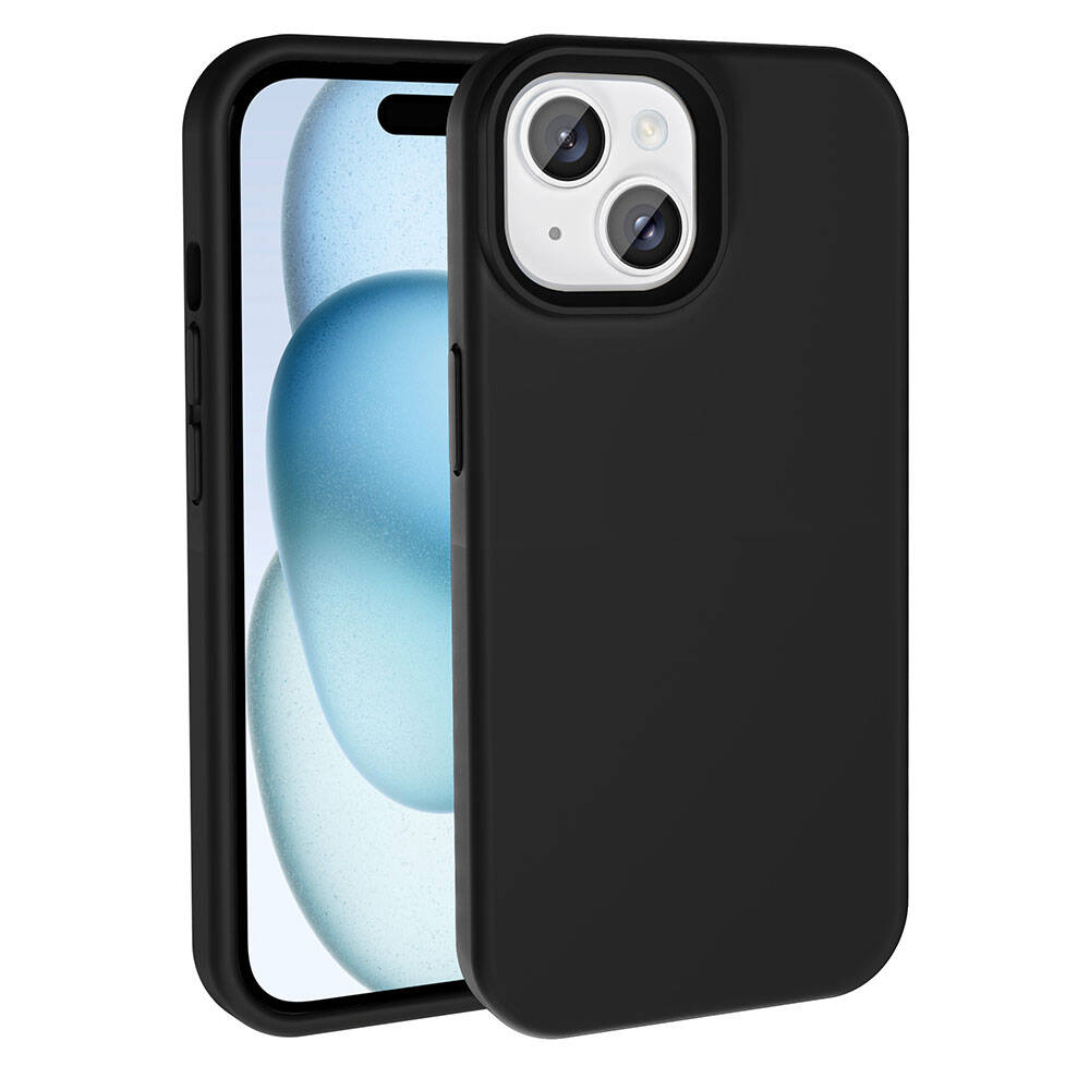 Apple iPhone 15 Plus Kılıf M-safe Şarj Özellikli Sıvı Teknolojili Silinebilir Sert Zore Kivi Kapak