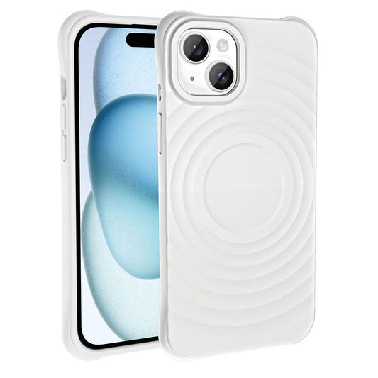 Apple iPhone 15 Plus M-safe Şarj Özellikli Airbagli Mat Görünümlü Zore Hepi Kapak