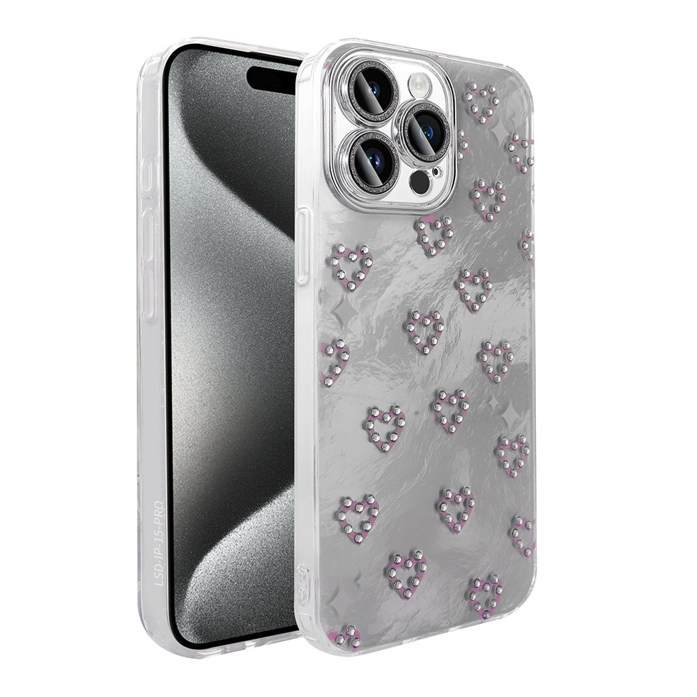 Apple iPhone 15 Pro Kılıf Kamera Korumalı Figürlü Zore Ponti Silikon Kapak