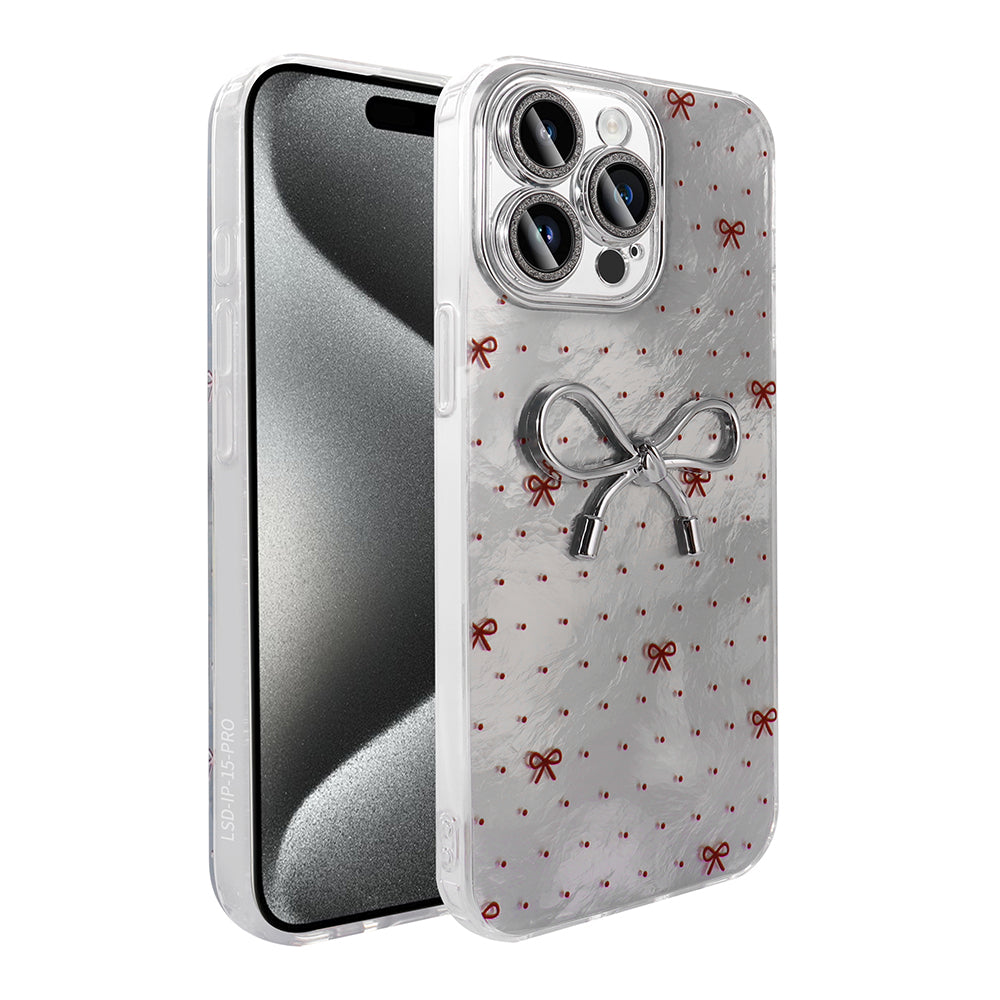 Apple iPhone 15 Pro Kılıf Kamera Korumalı Figürlü Zore Ponti Silikon Kapak