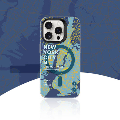 Apple iPhone 15 Pro Kılıf M-safe Şarj Özellikli Benks City Serisi Kapak