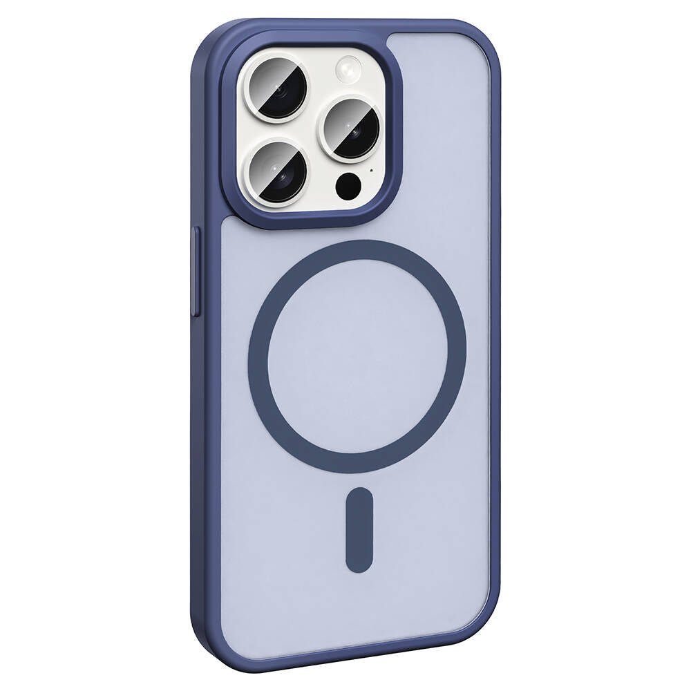 Apple iPhone 15 Pro Kılıf M-safe Şarj Özellikli Mat Arka Yüzey Zore Sio Kapak