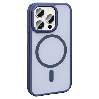 Apple iPhone 15 Pro Kılıf M-safe Şarj Özellikli Mat Arka Yüzey Zore Sio Kapak