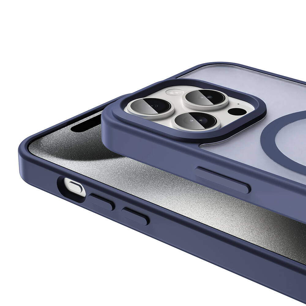 Apple iPhone 15 Pro Kılıf M-safe Şarj Özellikli Mat Arka Yüzey Zore Sio Kapak