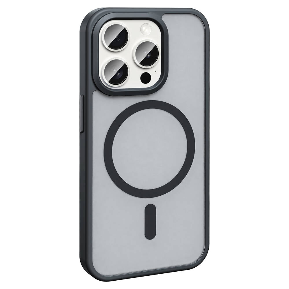 Apple iPhone 15 Pro Kılıf M-safe Şarj Özellikli Mat Arka Yüzey Zore Sio Kapak