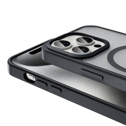 Apple iPhone 15 Pro Kılıf M-safe Şarj Özellikli Mat Arka Yüzey Zore Sio Kapak