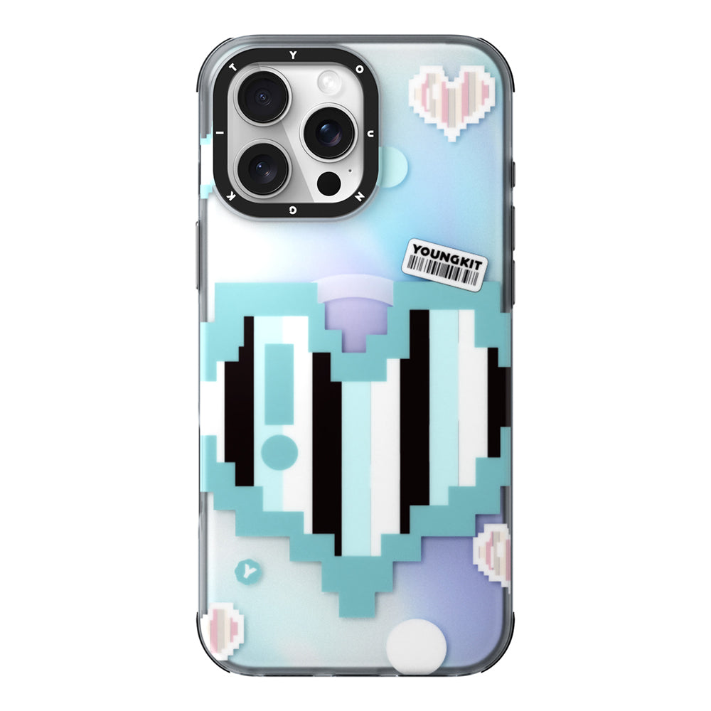 Apple iPhone 15 Pro Kılıf M-safe Şarj Özellikli Youngkit Love Serisi Kapak