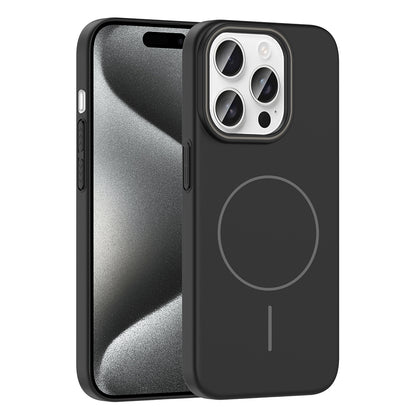 Apple iPhone 15 Pro Kılıf M-safe Şarj Özellikli Zore Ruby Sert Kapak