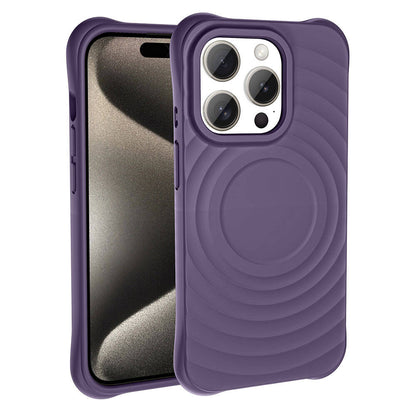 Apple iPhone 15 Pro M-safe Şarj Özellikli Airbagli Mat Görünümlü Zore Hepi Kapak