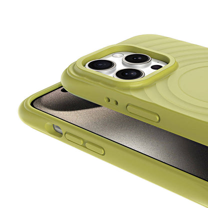 Apple iPhone 15 Pro M-safe Şarj Özellikli Airbagli Mat Görünümlü Zore Hepi Kapak