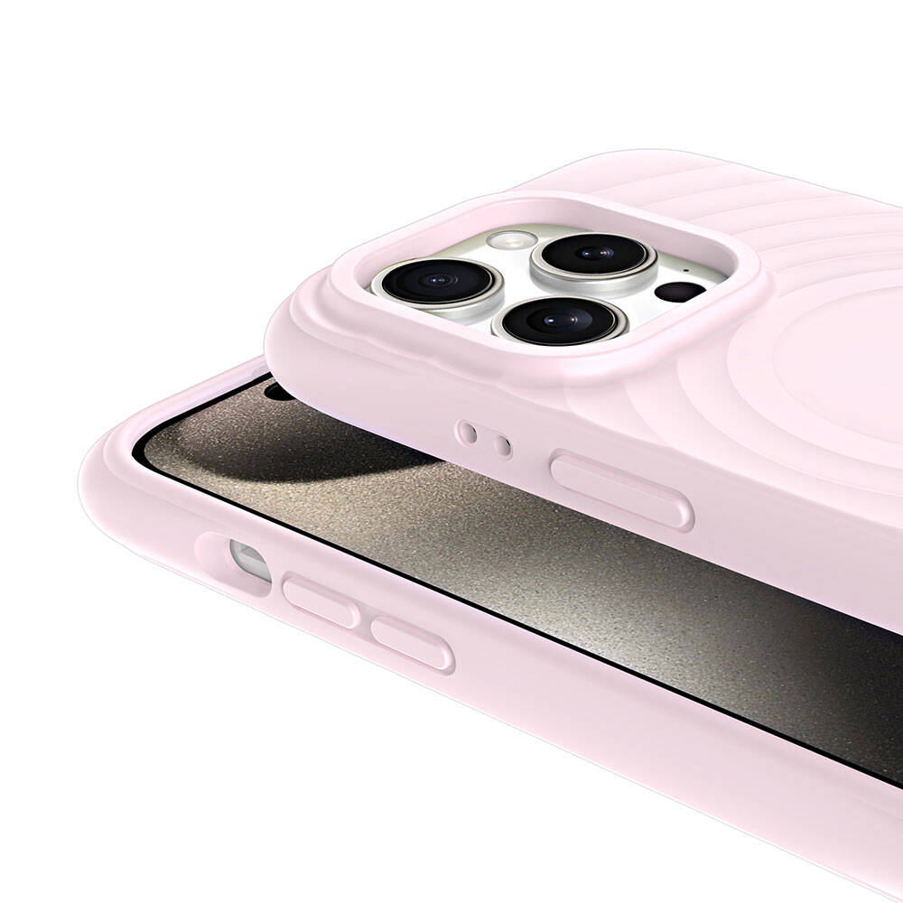 Apple iPhone 15 Pro M-safe Şarj Özellikli Airbagli Mat Görünümlü Zore Hepi Kapak