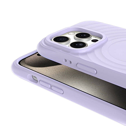 Apple iPhone 15 Pro M-safe Şarj Özellikli Airbagli Mat Görünümlü Zore Hepi Kapak