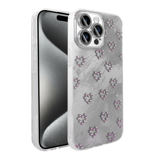 Apple iPhone 15 Pro Max Kılıf Kamera Korumalı Figürlü Zore Ponti Silikon Kapak