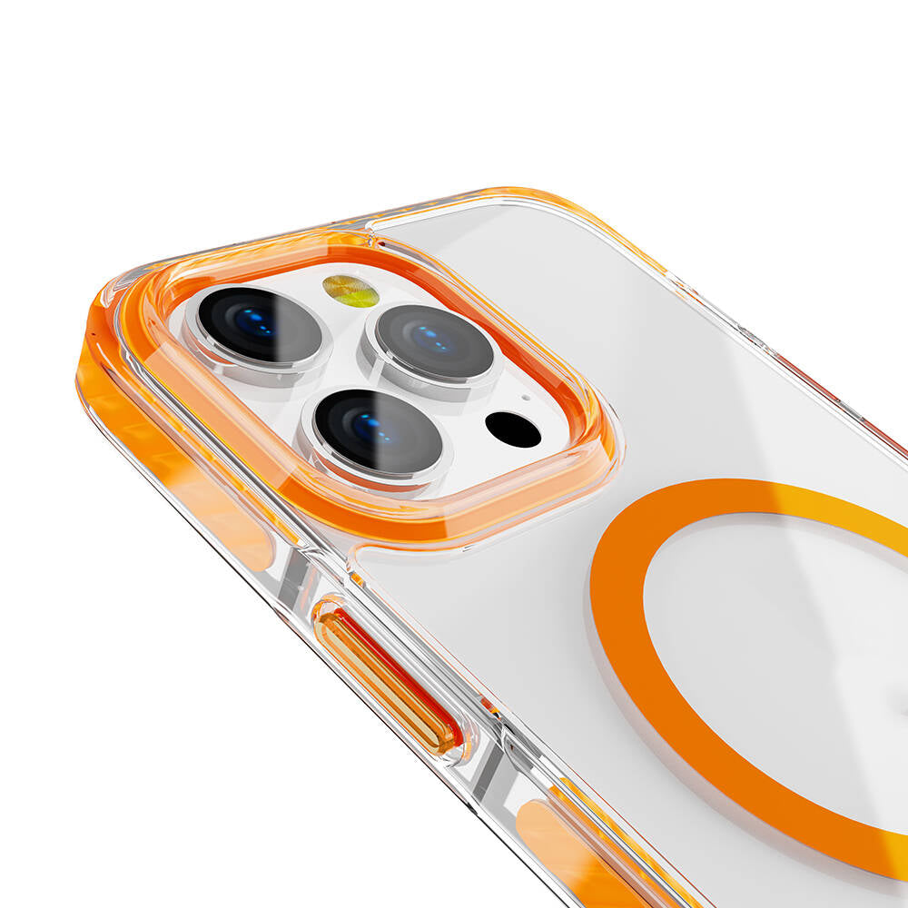 Apple iPhone 15 Pro Max Kılıf M-safe Şarj Özellikli Airbagli Takılabilir Askı Aparatlı Zore Nana Kapak