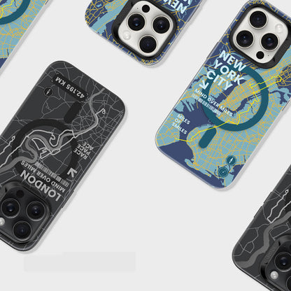 Apple iPhone 15 Pro Max Kılıf M-safe Şarj Özellikli Benks City Serisi Kapak