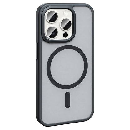 Apple iPhone 15 Pro Max Kılıf M-safe Şarj Özellikli Mat Arka Yüzey Zore Sio Kapak