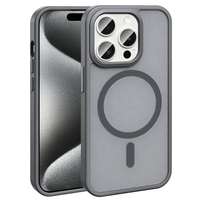 Apple iPhone 15 Pro Max Kılıf M-safe Şarj Özellikli Mat Arka Yüzey Zore Sio Kapak