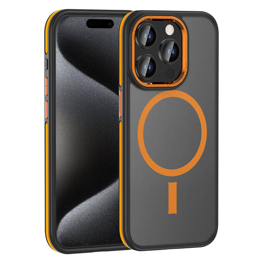 Apple iPhone 15 Pro Max Kılıf M-safe Şarj Özellikli Mat Görünümlü Zore Ant Kapak