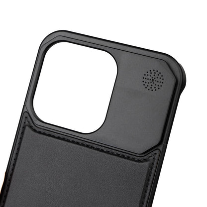 Apple iPhone 15 Pro Max Kılıf M-safe Şarj Özellikli Mekanizmalı Koku Hazneli Zore Mostar Kapak