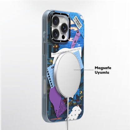 Apple iPhone 15 Pro Max Kılıf M-safe Şarj Özellikli Youngkit A-City Serisi Kapak