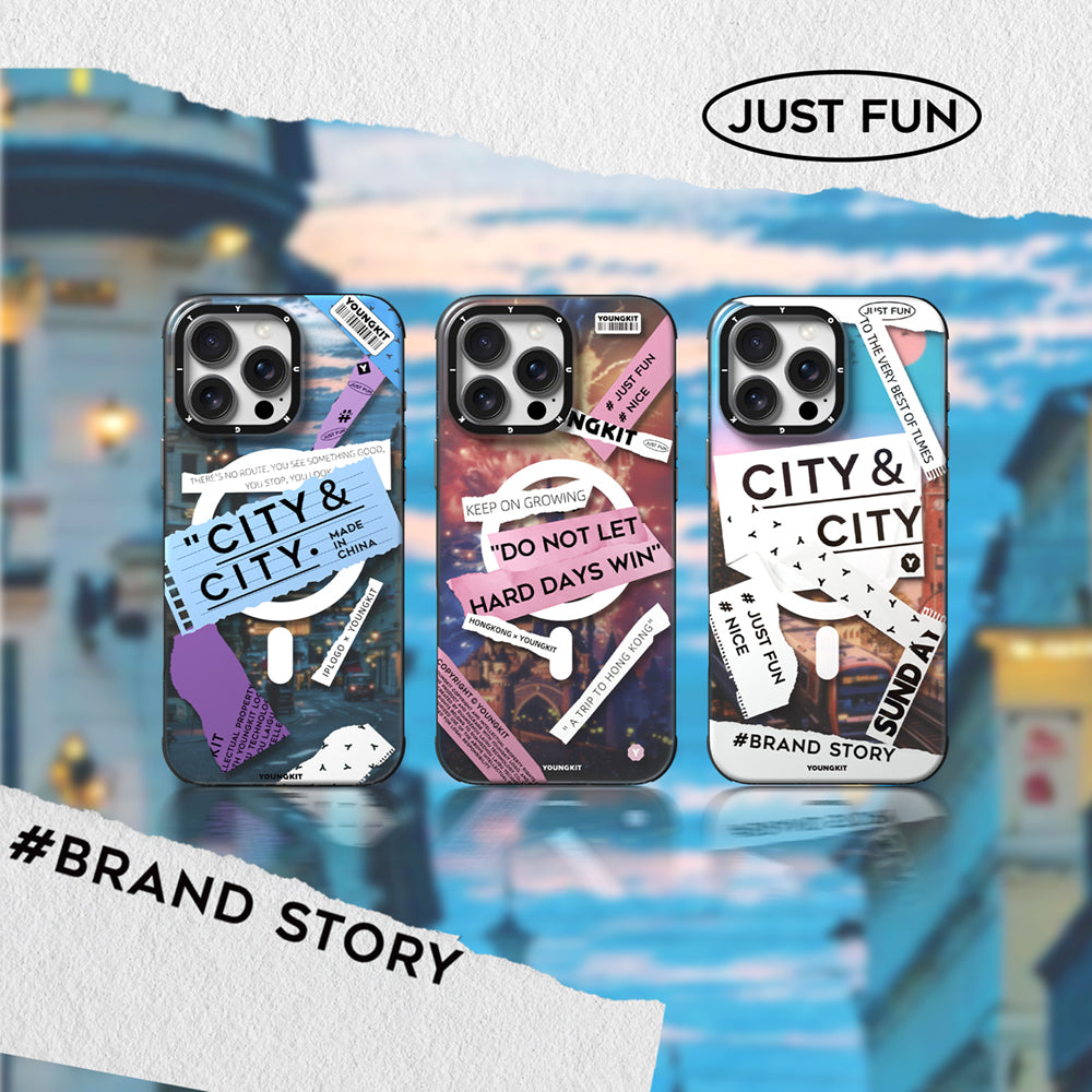 Apple iPhone 15 Pro Max Kılıf M-safe Şarj Özellikli Youngkit A-City Serisi Kapak