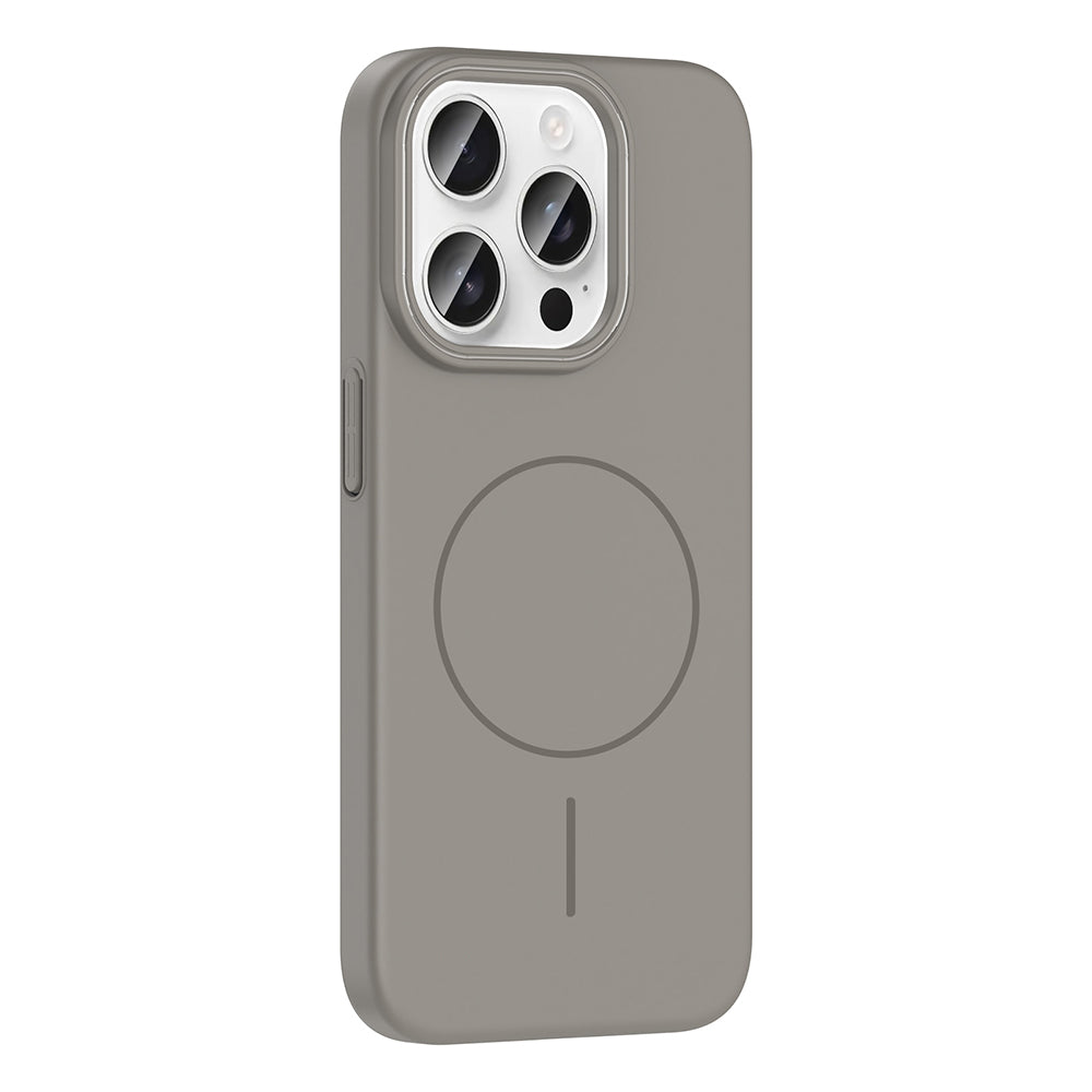 Apple iPhone 15 Pro Max Kılıf M-safe Şarj Özellikli Zore Ruby Sert Kapak