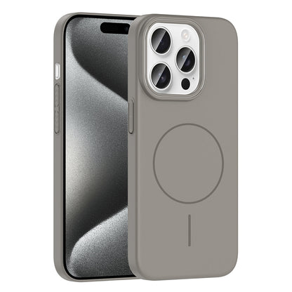 Apple iPhone 15 Pro Max Kılıf M-safe Şarj Özellikli Zore Ruby Sert Kapak