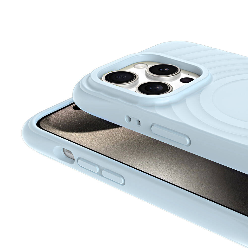 Apple iPhone 15 Pro Max M-safe Şarj Özellikli Airbagli Mat Görünümlü Zore Hepi Kapak