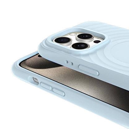 Apple iPhone 15 Pro Max M-safe Şarj Özellikli Airbagli Mat Görünümlü Zore Hepi Kapak