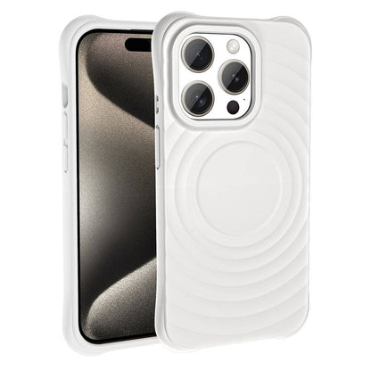 Apple iPhone 15 Pro Max M-safe Şarj Özellikli Airbagli Mat Görünümlü Zore Hepi Kapak