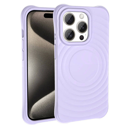 Apple iPhone 15 Pro Max M-safe Şarj Özellikli Airbagli Mat Görünümlü Zore Hepi Kapak