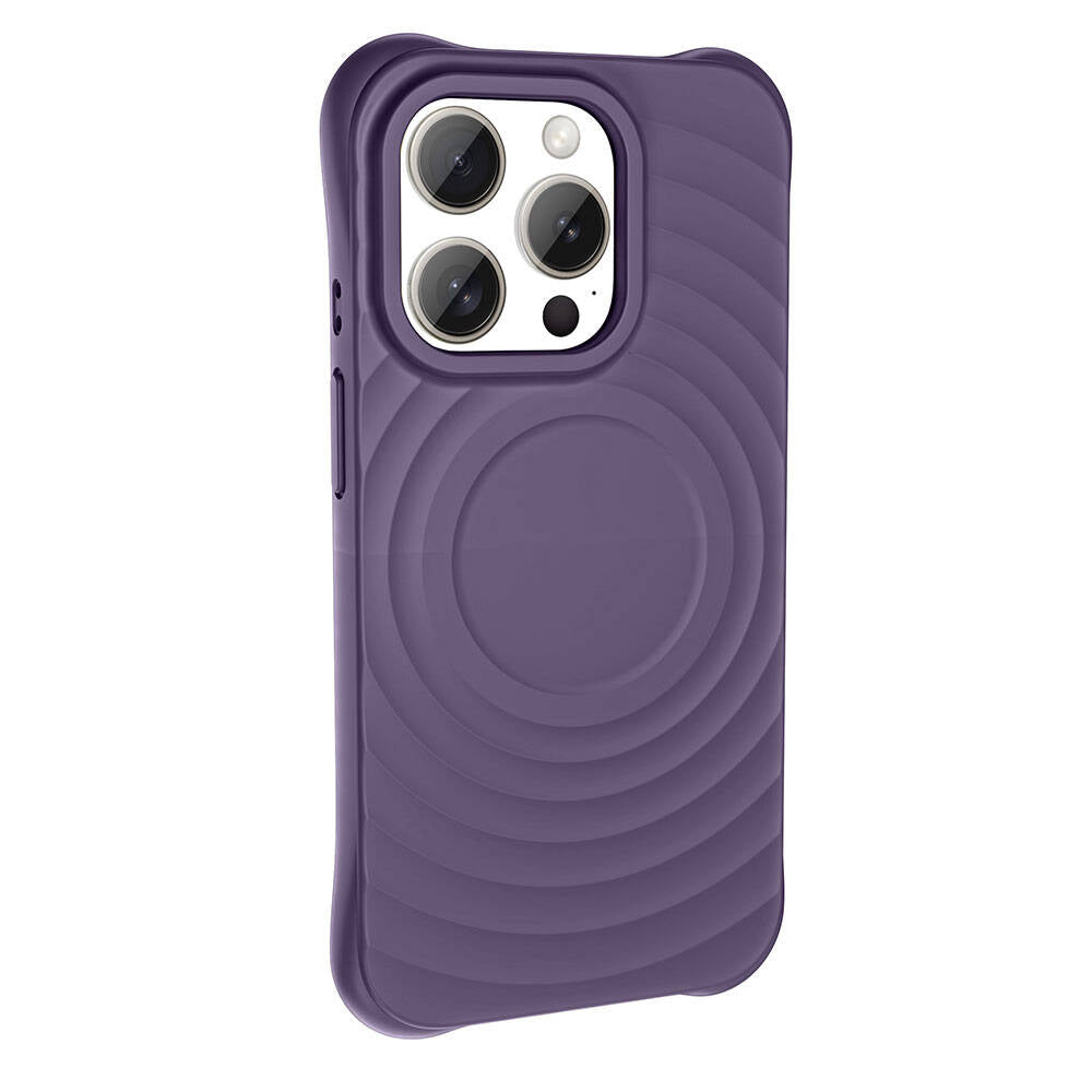 Apple iPhone 15 Pro Max M-safe Şarj Özellikli Airbagli Mat Görünümlü Zore Hepi Kapak