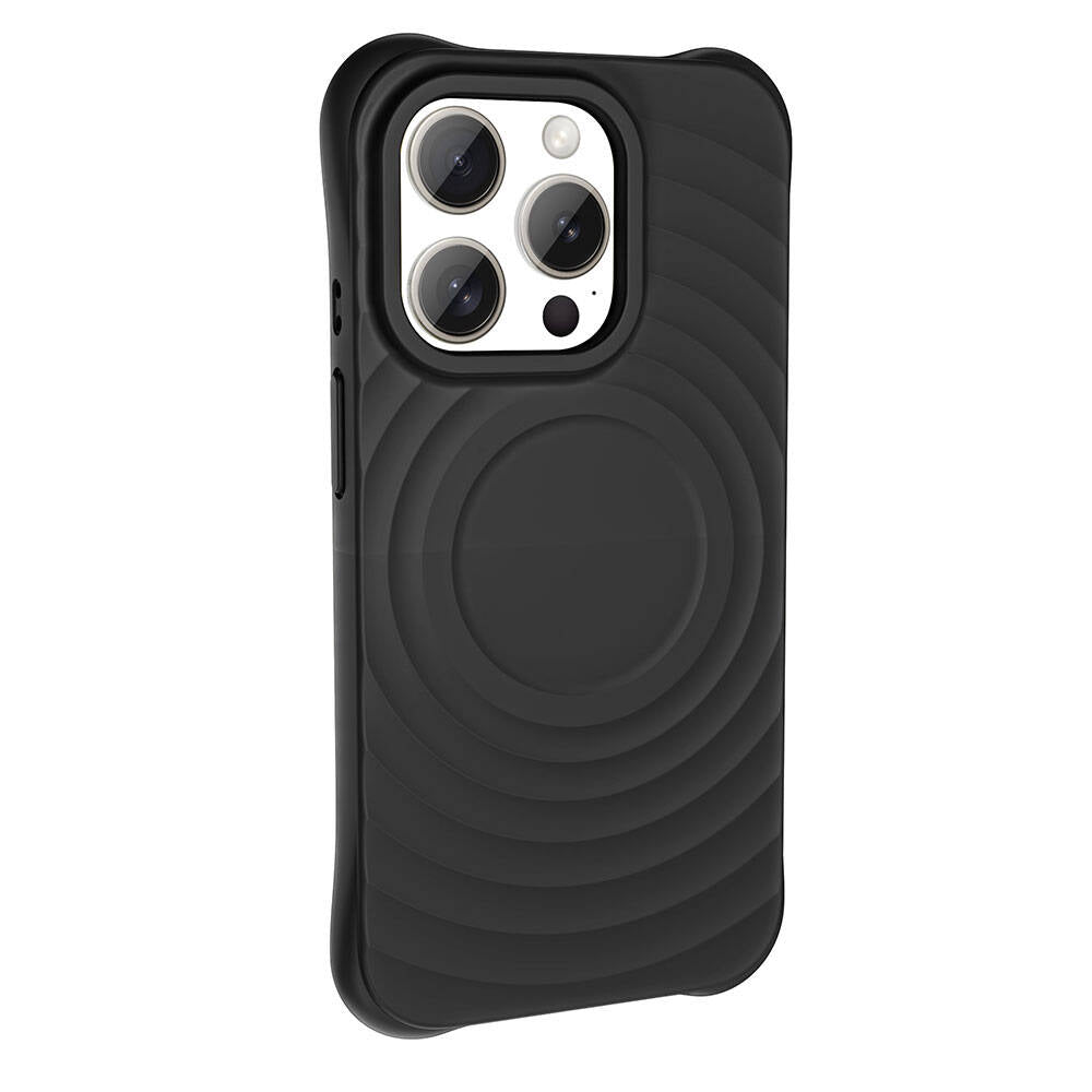 Apple iPhone 15 Pro Max M-safe Şarj Özellikli Airbagli Mat Görünümlü Zore Hepi Kapak