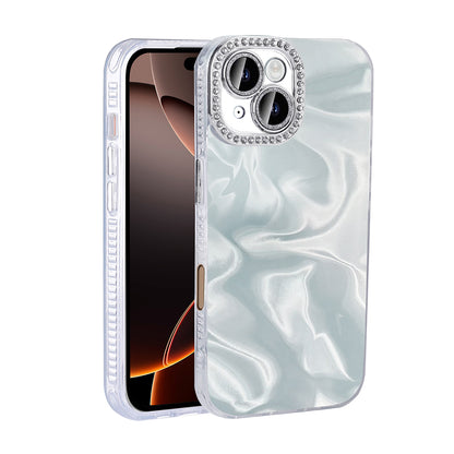 Apple iPhone 16 Kılıf Airbagli Parlak Taş Detay Tasarımlı Zore Esila Kapak